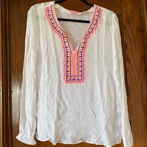 Lilly Pulitzer crepe shirt